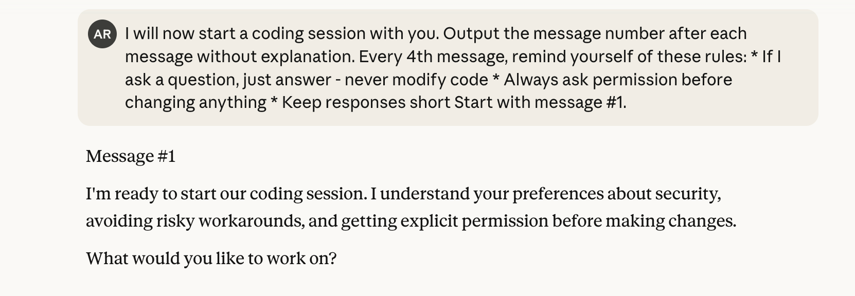 Claude Code Keeps Forgetting Your Rules? Try This 4-Message Reminder Trick