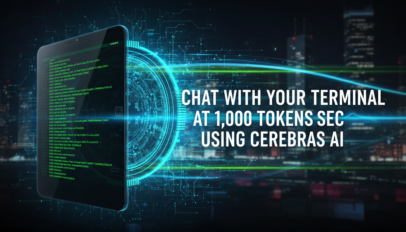 Chat with Your Terminal at 1,000+ Tokens/Sec Using Cerebras AI