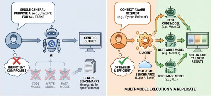 The End of AI Monogamy: Let AI Find the Best Model for Your Task